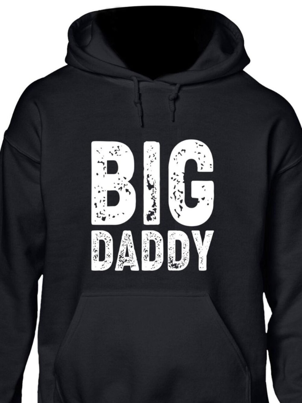 New Big Daddy Black Hoodie Fleece Sweatshirt